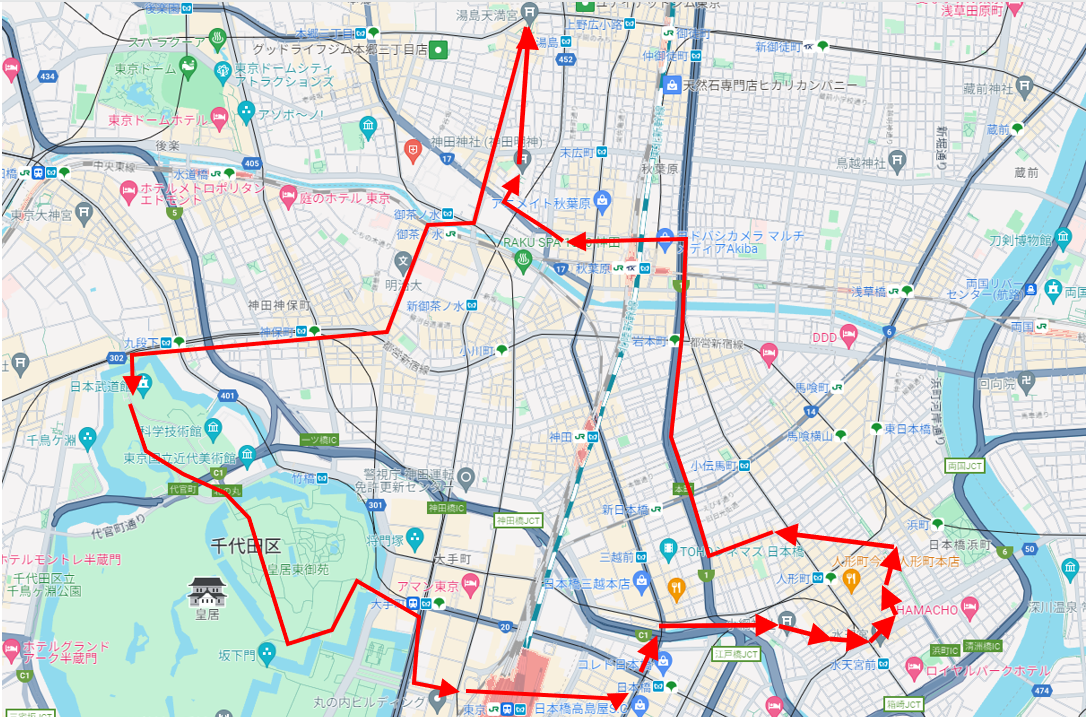 20240203の移動ルート