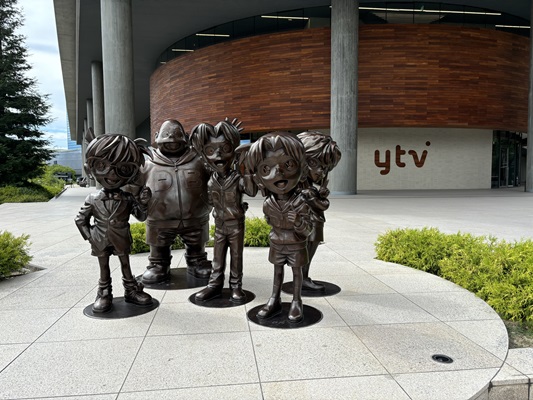 讀賣テレビ前のコナン