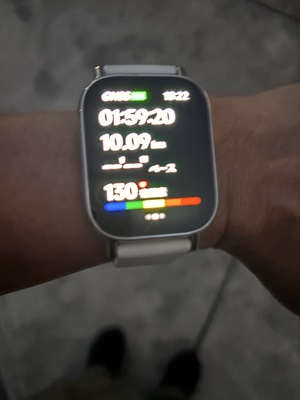 スマートウオッチのウオーキング表示